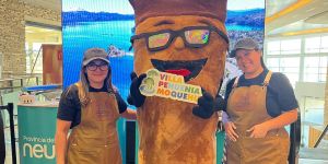 Villa Pehuenia-Moquehue ya brilla en el corazón de Neuquén: Piñoncito y piñones en el Alto Comahue Shopping